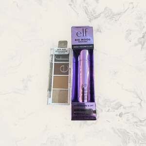 e.l.f. Big Mood Mega Volume & Lifting Mascara & e.l.f. Bite-Size Eyeshadow Palet